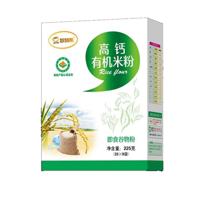  智慧熊高鈣有機米粉 聽裝