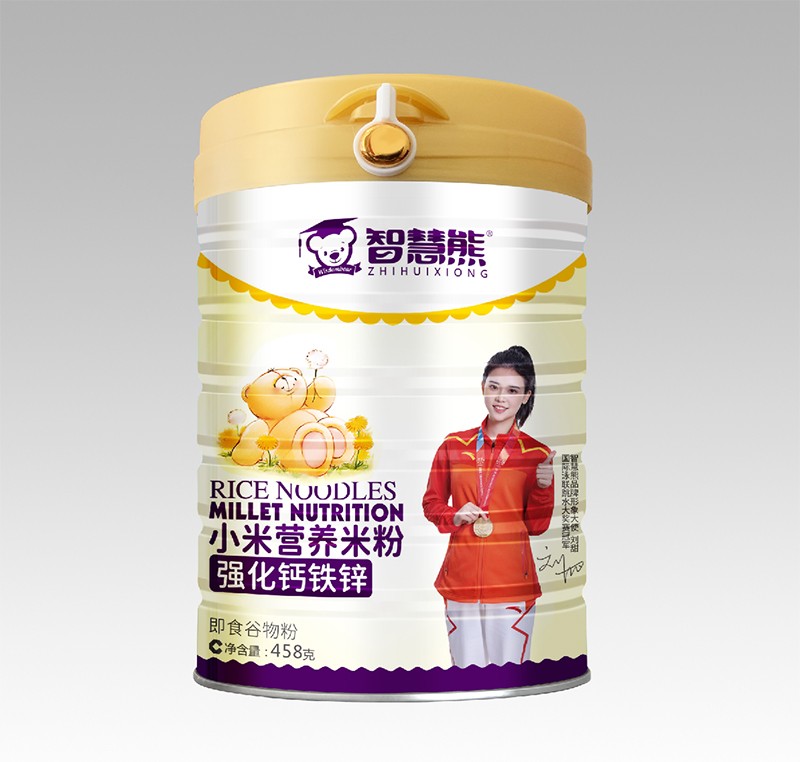  智慧熊強(qiáng)化鈣鐵鋅小米營(yíng)養(yǎng)米粉