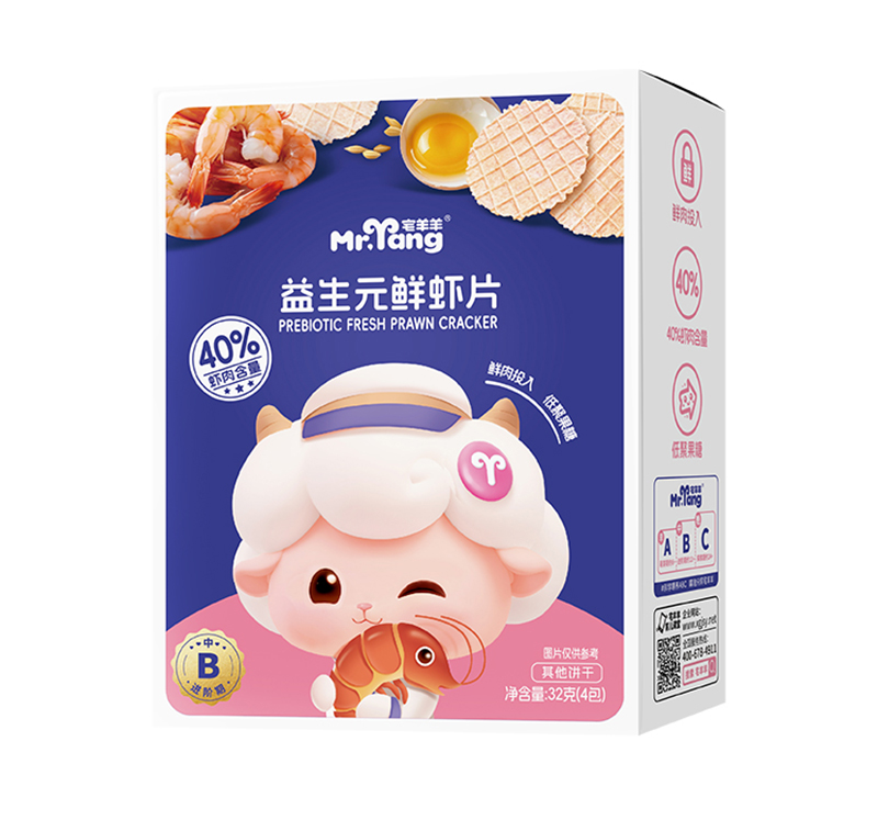 宅羊羊益生元鮮蝦片