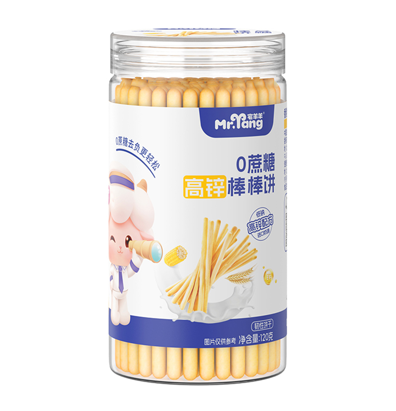  宅羊羊0蔗糖高鋅棒棒餅
