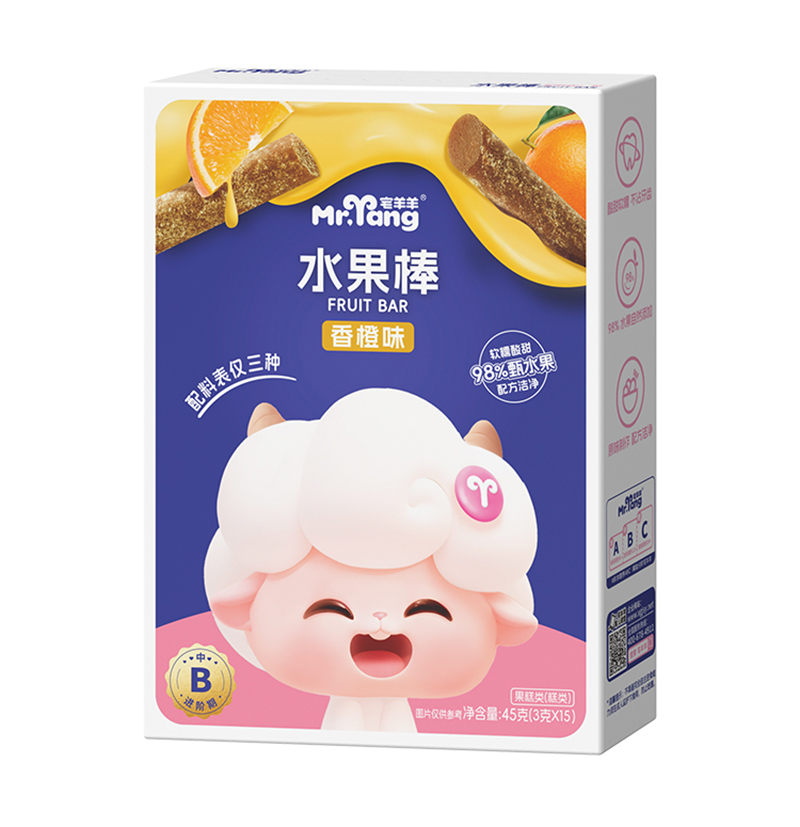  宅羊羊水果棒豎版香橙味