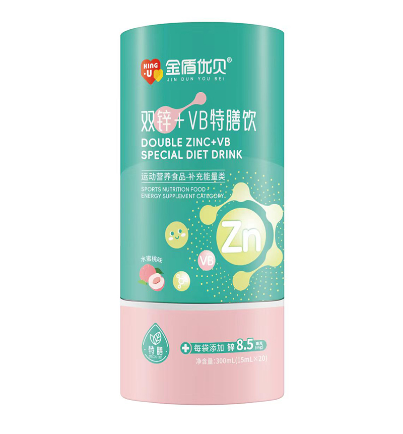   金盾優(yōu)貝雙鋅+VB特膳飲