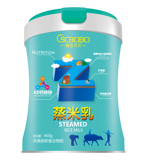橙色貝貝蒸米乳 AD鈣鐵鋅