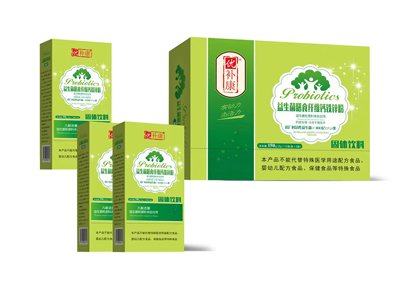  優(yōu)補(bǔ)康益生菌膳食纖維鈣鐵鋅粉