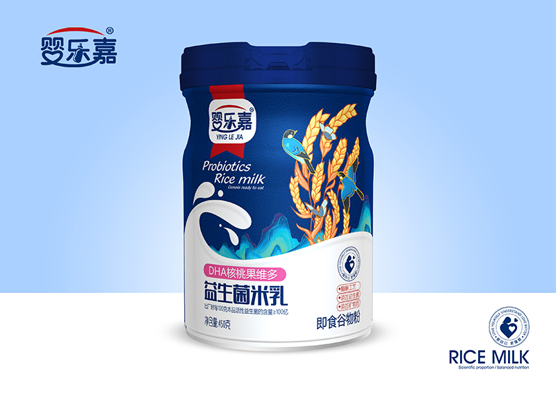  嬰樂嘉DHA核桃果維多益生菌米乳