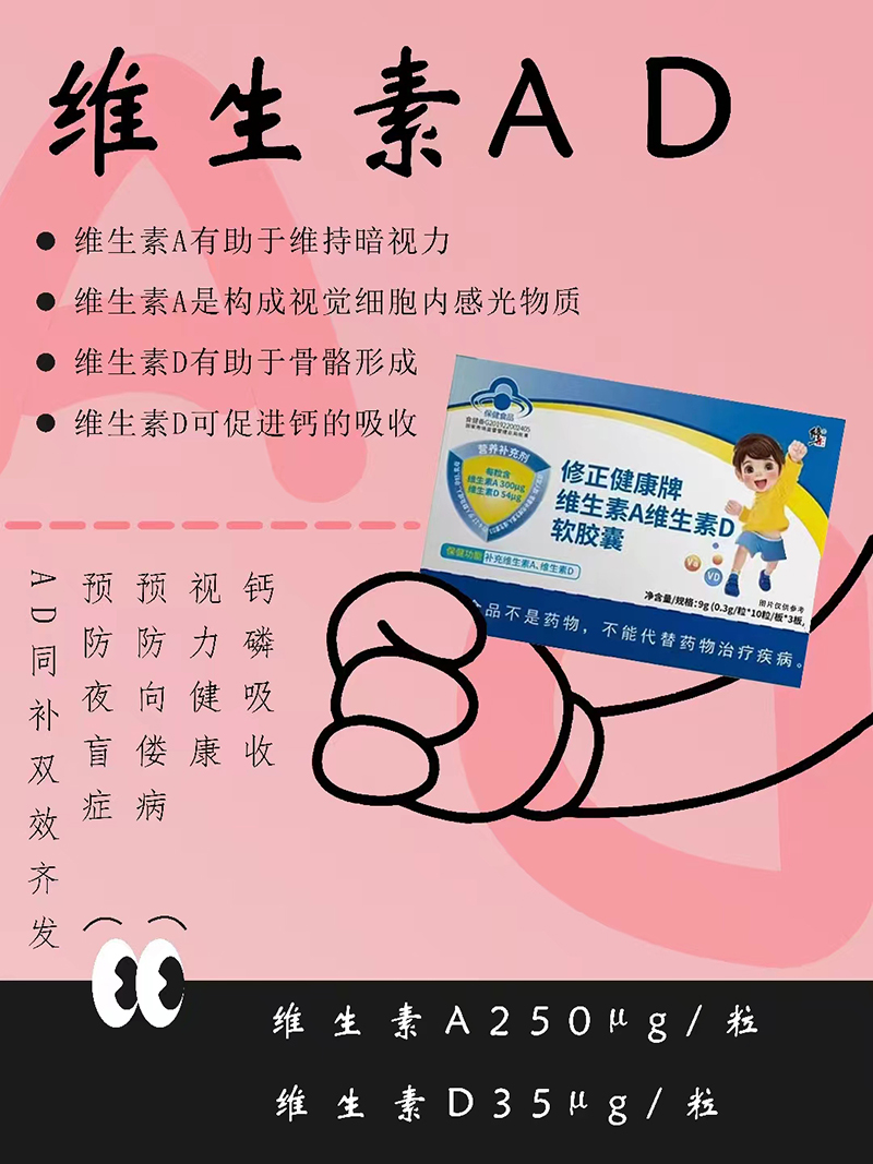 修正健康牌維生素A維生素D軟膠囊.jpg
