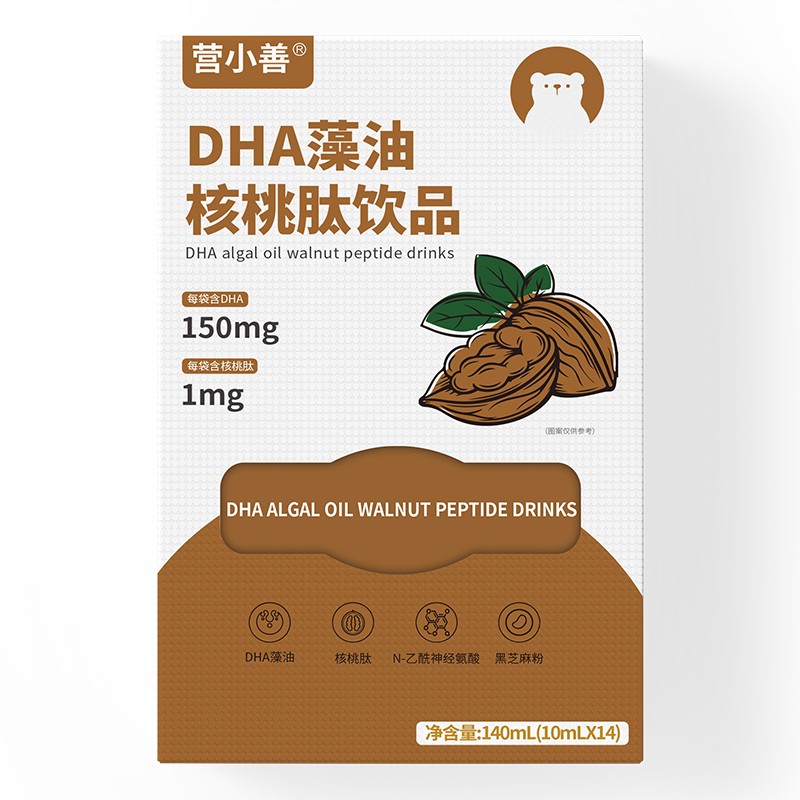 營(yíng)小善DHA藻油核桃肽飲品