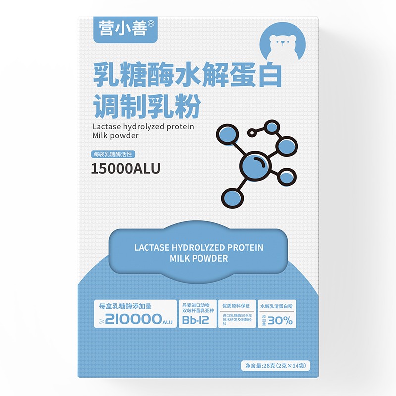  營(yíng)小善乳糖酶水解蛋白調(diào)制乳粉