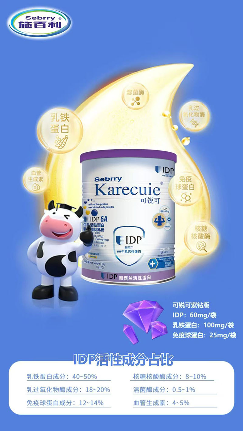   施百利可銳可牛乳活性蛋白乳鐵調(diào)制乳粉01