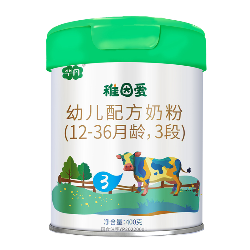  華丹稚因愛幼兒配方奶粉3段400克