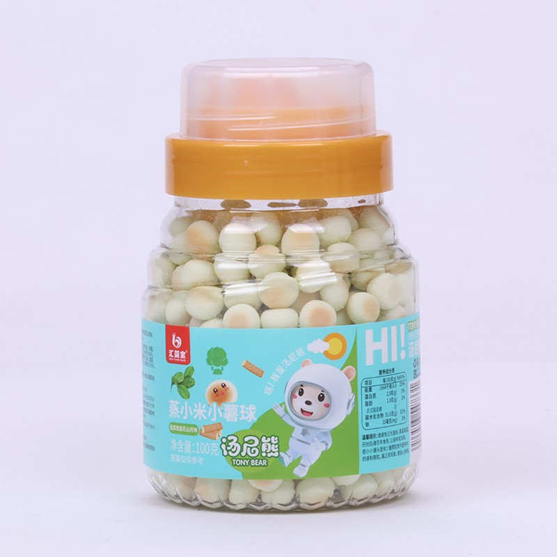 匯嬰寶蒸小米小薯球-菠菜西蘭花山藥味