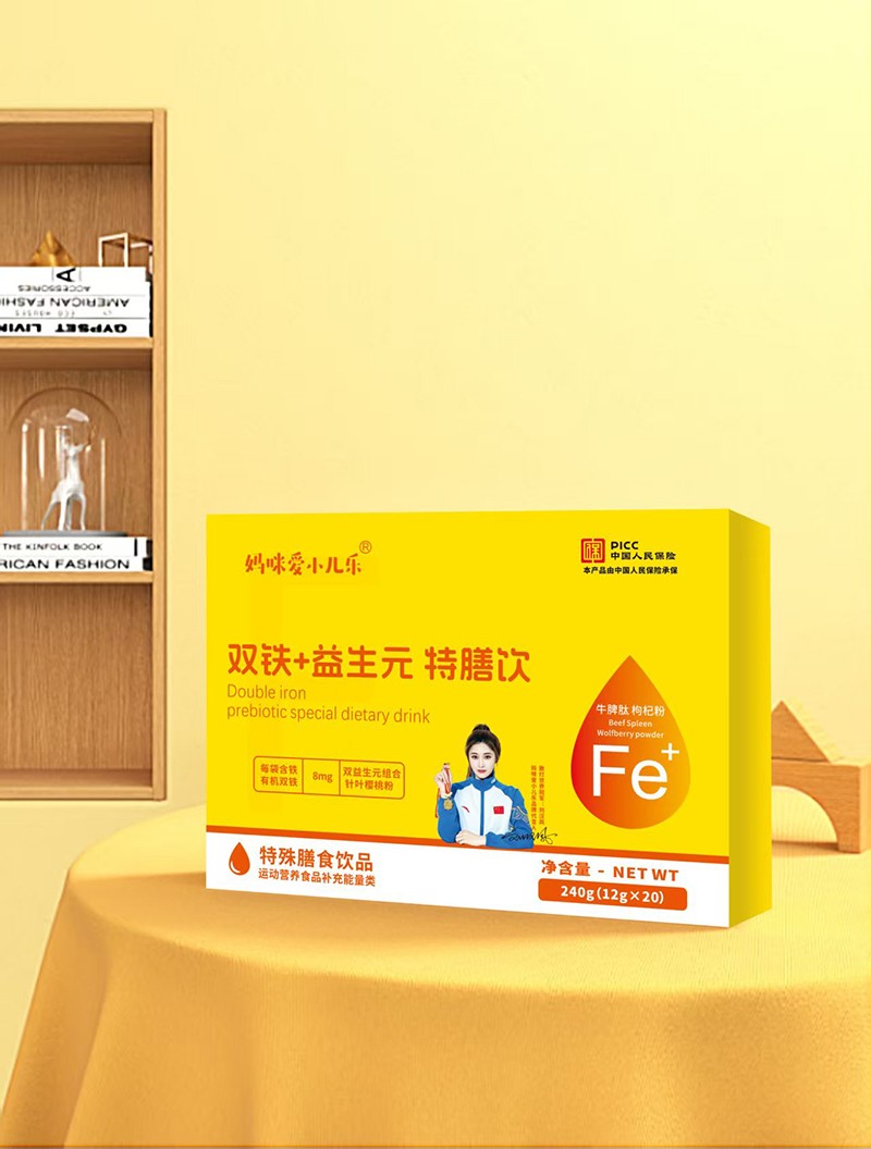  媽咪愛小兒樂®雙鐵+益生元特膳飲