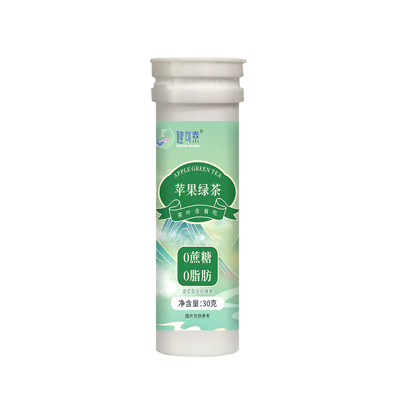  健可素蘋果綠茶-瓶