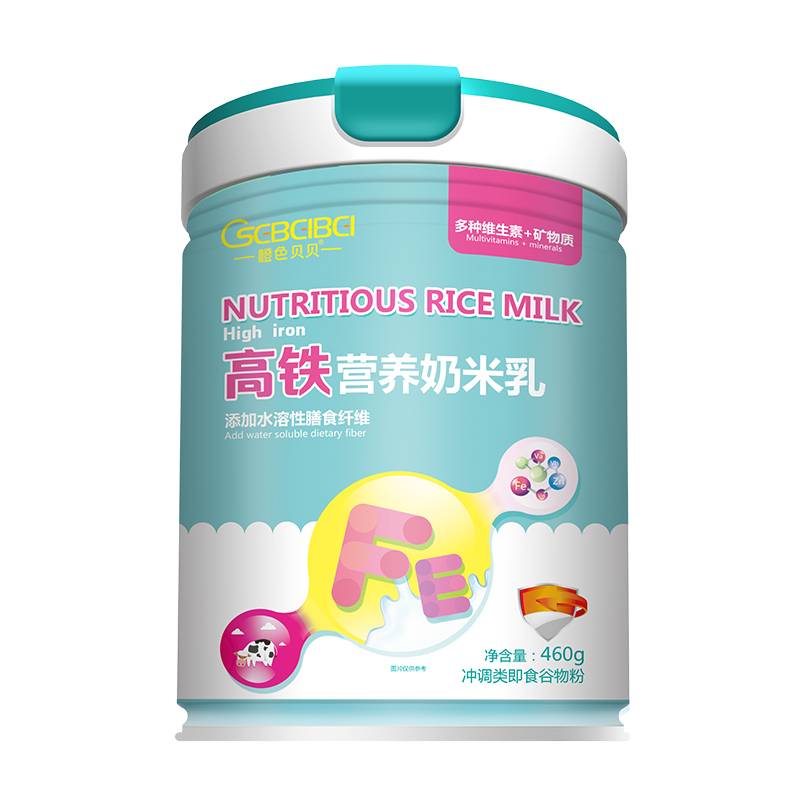  橙色貝貝高鐵營養(yǎng)奶米乳