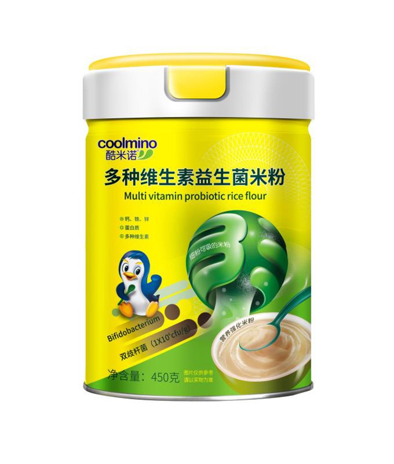  酷米諾多種維生素益生菌米粉450克