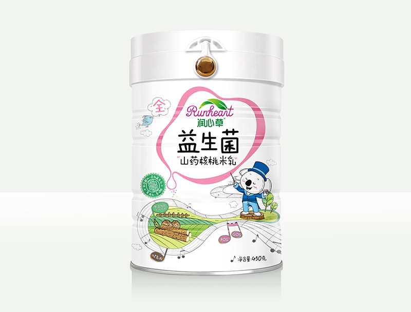  潤(rùn)心草益生菌山藥核桃米乳450克