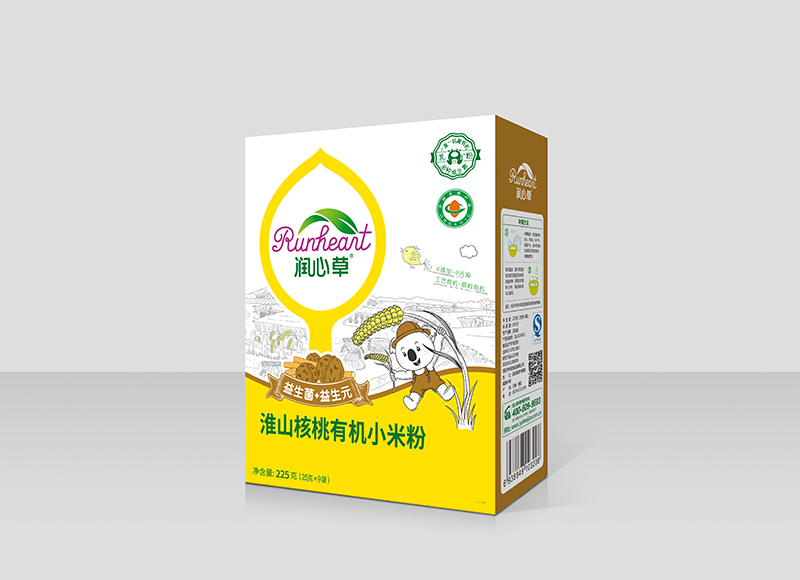  潤心草淮山核桃有機(jī)小米粉225克