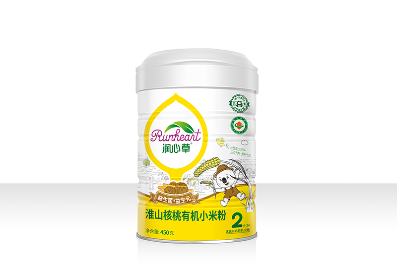  潤心草淮山核桃有機(jī)小米粉450克