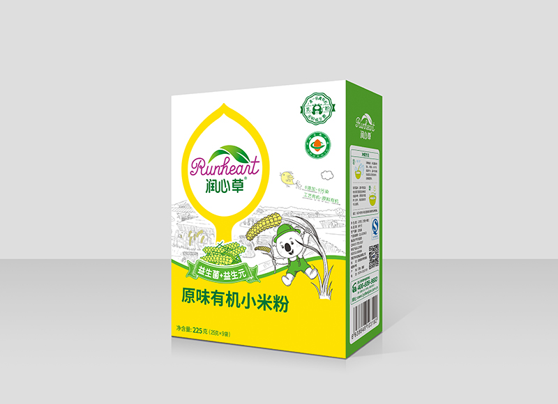  潤心草原味有機(jī)小米粉225克
