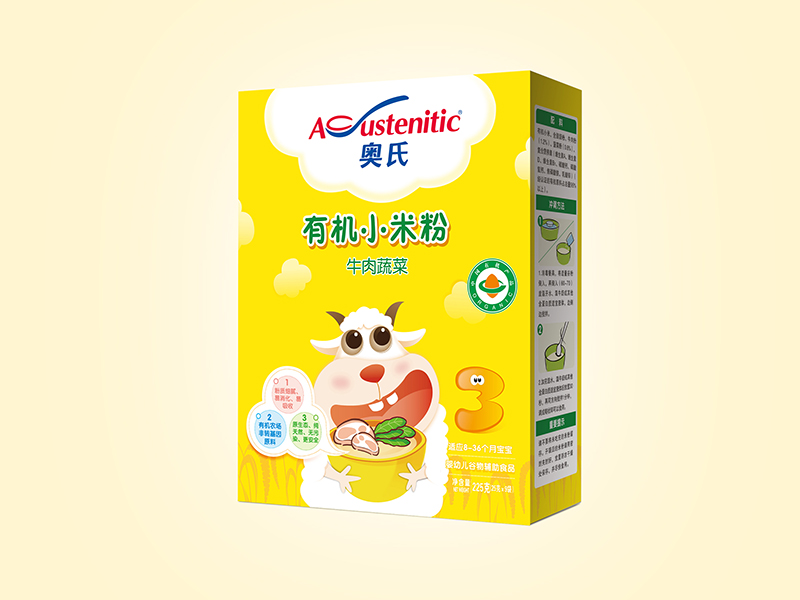  奧氏牛肉蔬菜有機(jī)小米粉