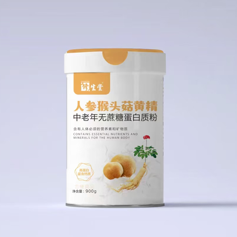  修生堂人參猴頭菇黃精中老年無蔗糖蛋白質(zhì)粉