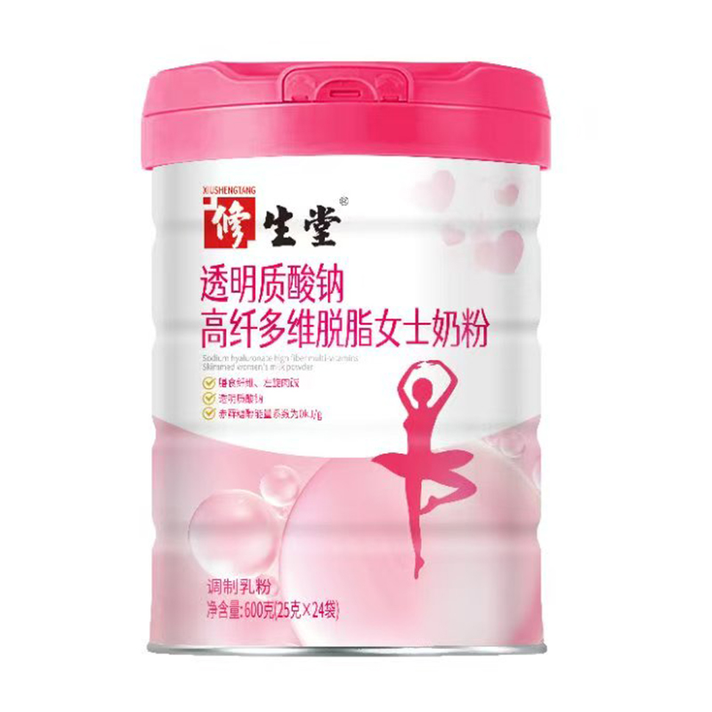  修生堂透明質(zhì)酸鈉高纖多維脫脂女士奶粉