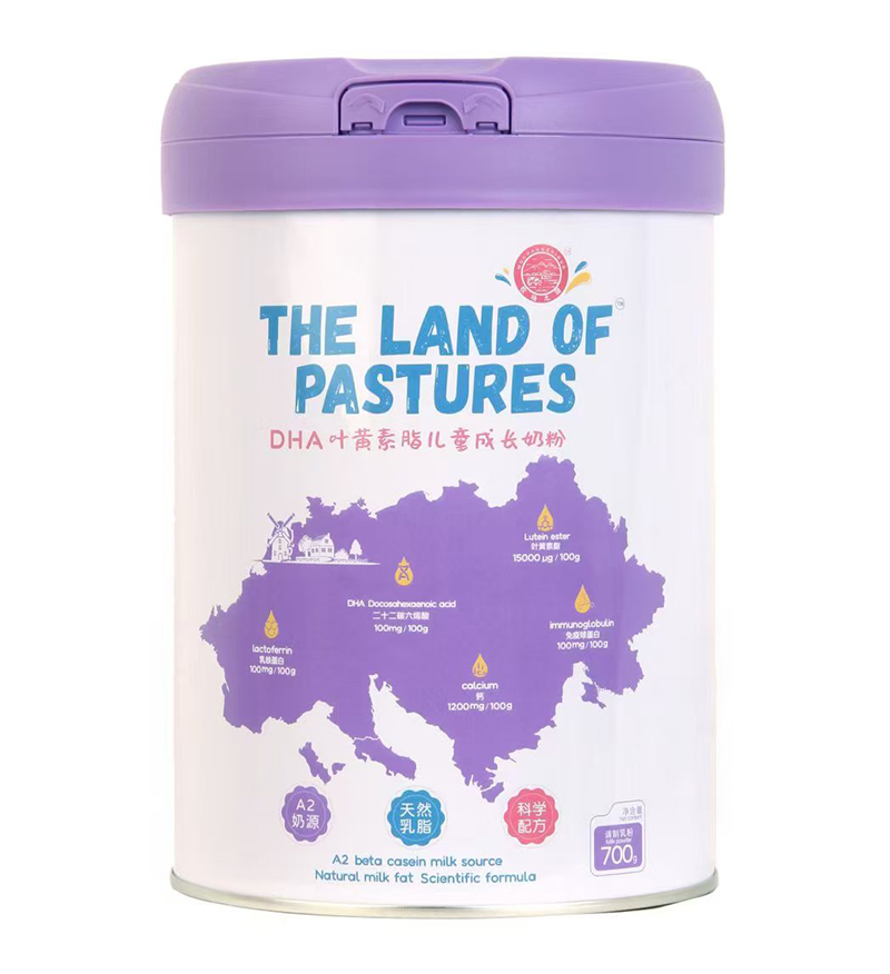   牧场之国DHA叶黄素酯儿童成长奶粉