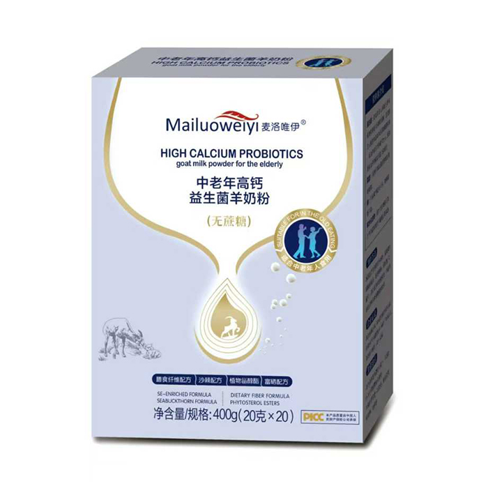 麦洛唯伊中老年高钙益生菌羊奶粉400g