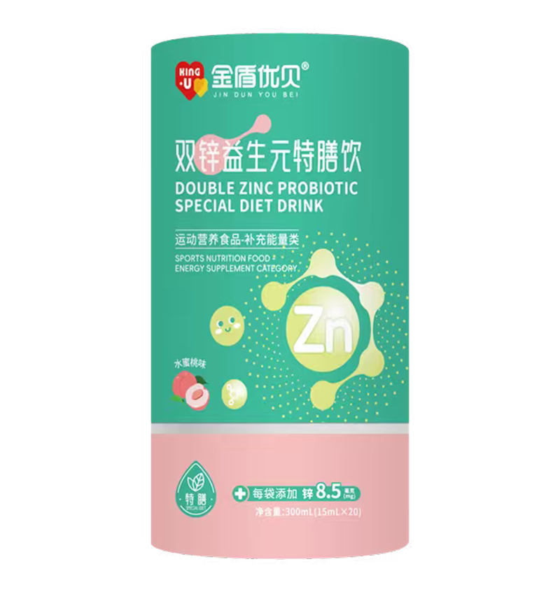  金盾優(yōu)貝雙鋅+VB特膳飲