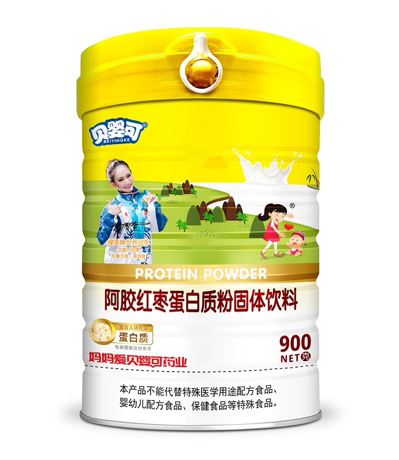 贝婴可阿胶红枣蛋白质粉 高盖