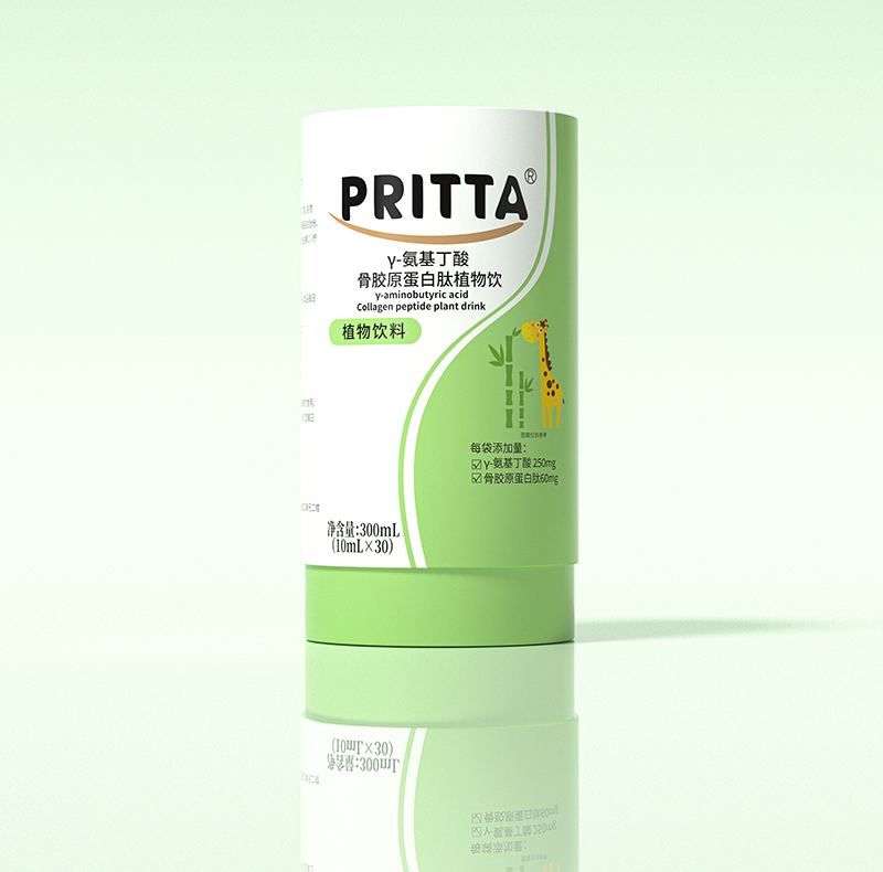 普瑞塔γ-氨基丁酸骨膠原蛋白肽植物飲