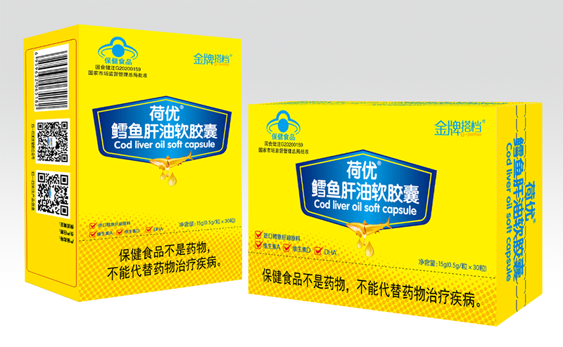   金牌搭檔荷優(yōu)鱈魚肝油軟膠囊