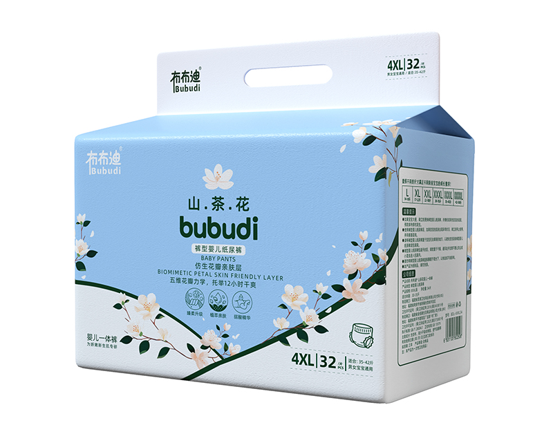 布布迪山茶花裤型婴儿一体裤4XL