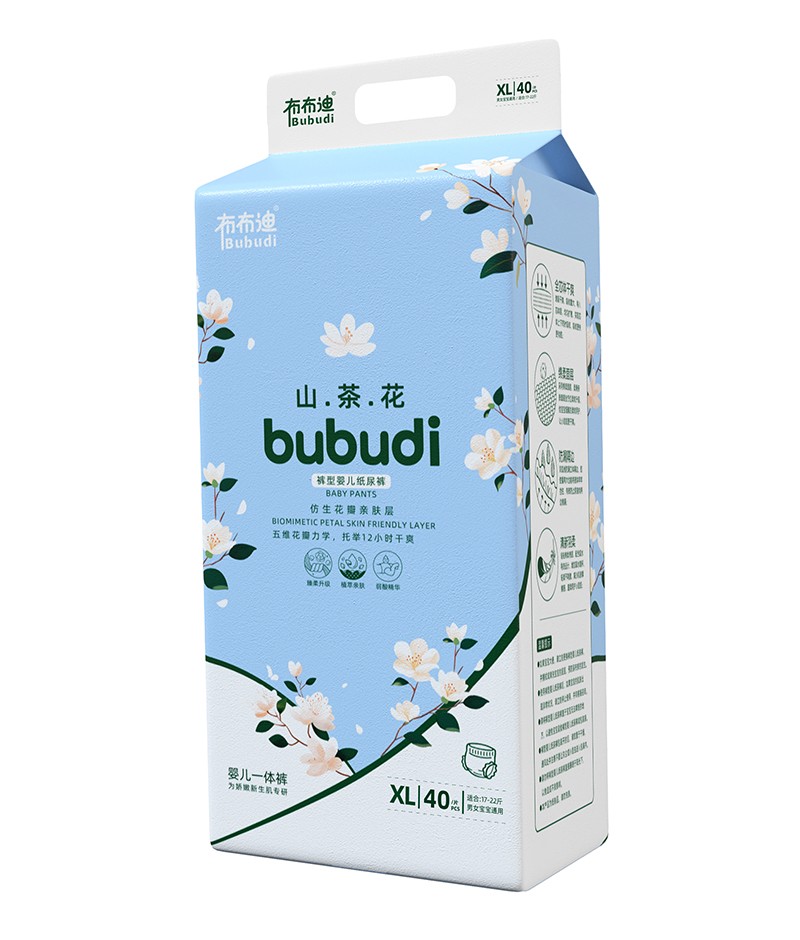 布布迪山茶花裤型婴儿一体裤XL