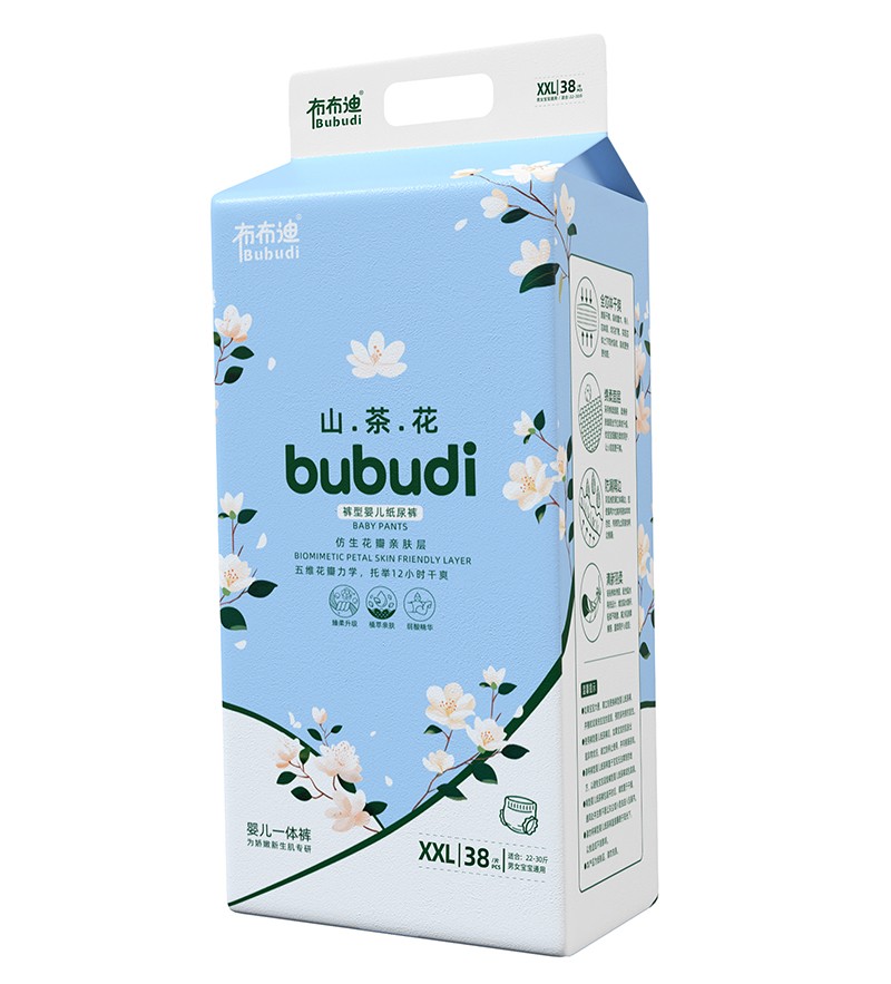 布布迪山茶花裤型婴儿一体裤XXL