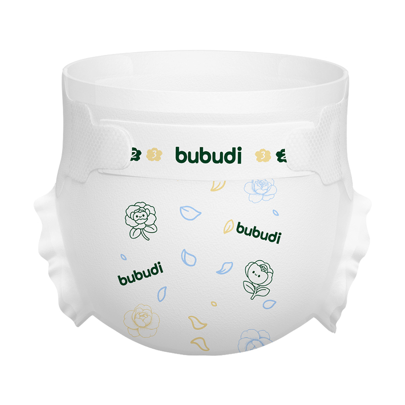 布布迪山茶花腰贴型婴儿纸尿裤 裤型