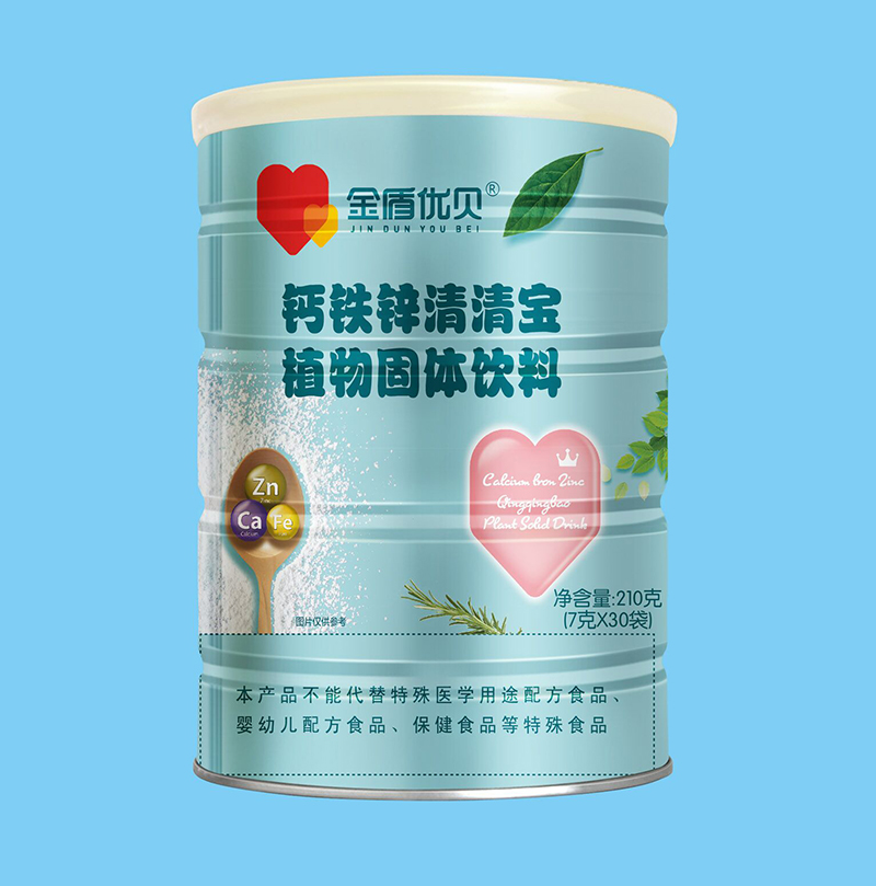  金盾優(yōu)貝鈣鐵鋅清清寶植物固體飲料