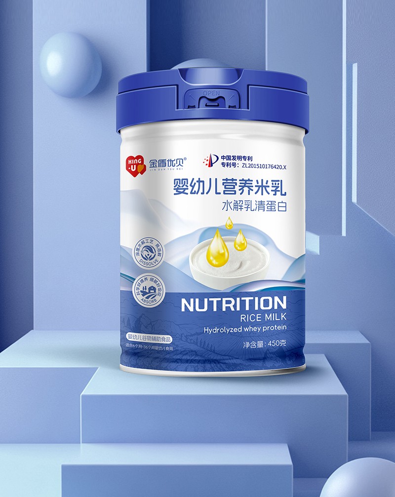  金盾優(yōu)貝嬰幼兒營養(yǎng)米乳 水解乳清蛋白