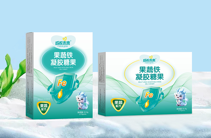  成長未來果蔬鐵凝膠糖果