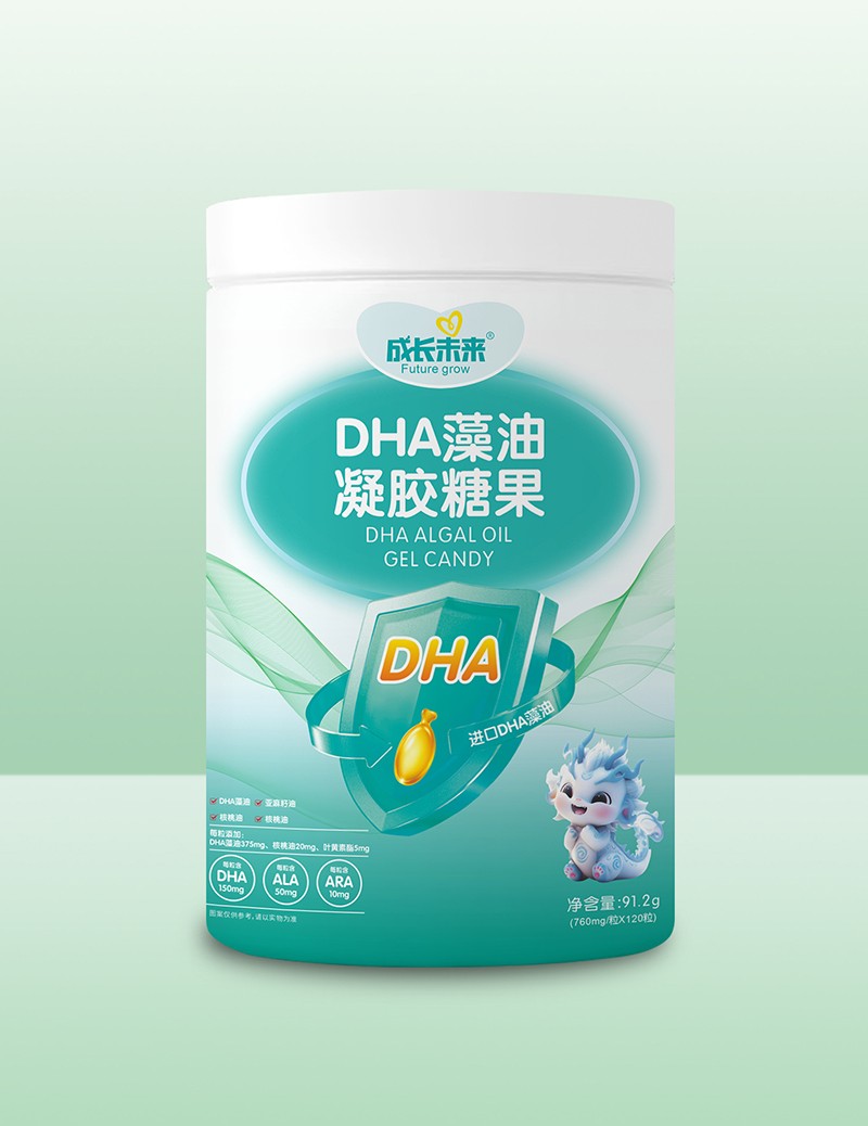  成長未來DHA藻油凝膠糖果