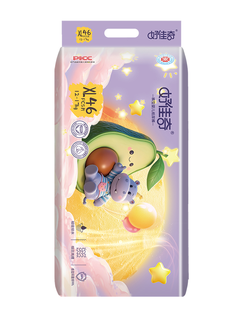 好佳奇裤型婴儿纸尿裤XL46片横版.jpg