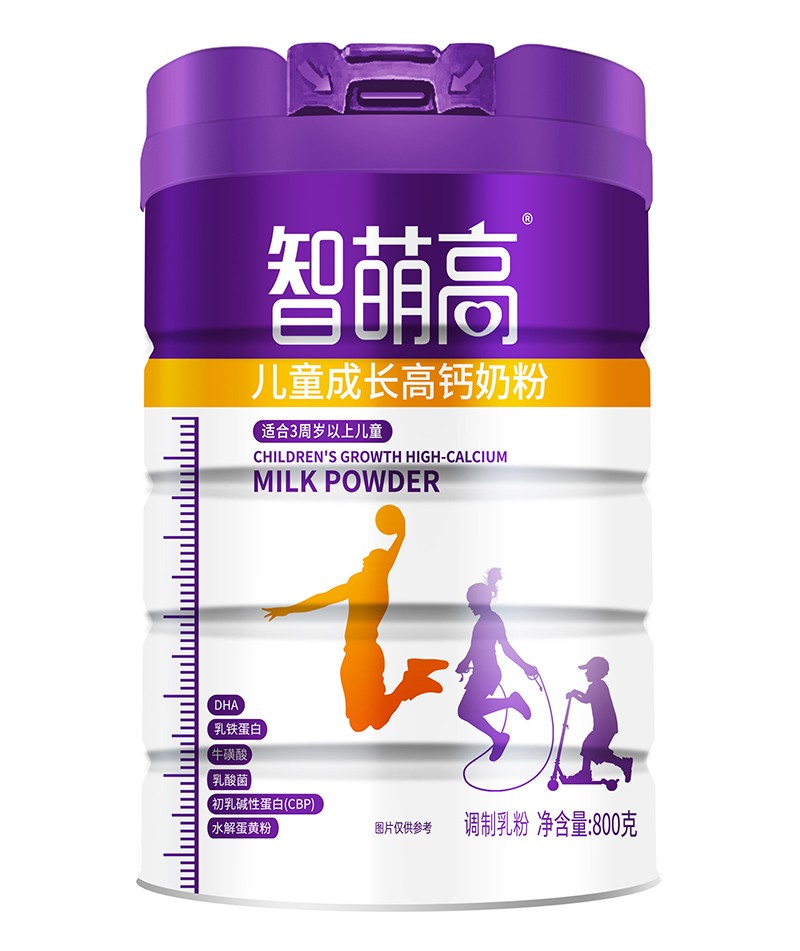 智萌高儿童成长高钙奶粉