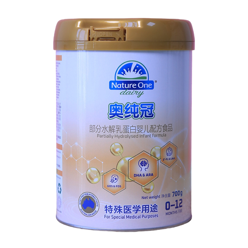  奥纯冠部分水解乳蛋白婴儿配方食品