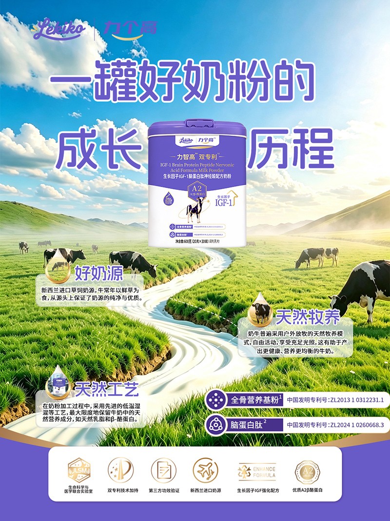 力个高力智高双专利生长因子IGF-1脑蛋白肽神经酸配方奶粉600g05.jpg