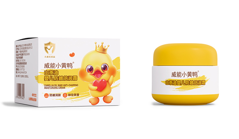  威能小黄鸭山茶油婴儿防皴倍润霜