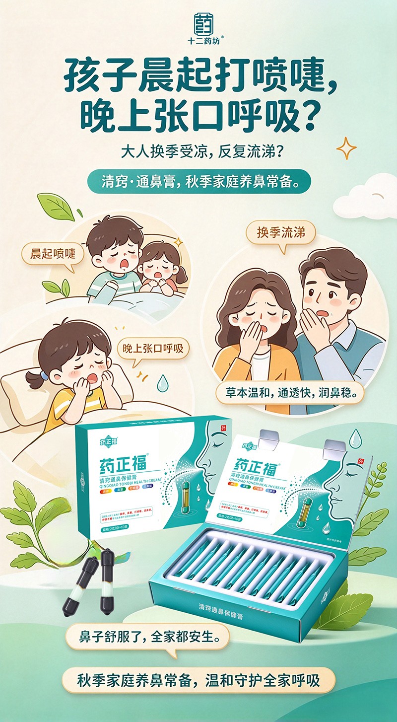  十二药坊药正福清窍通鼻保健膏03