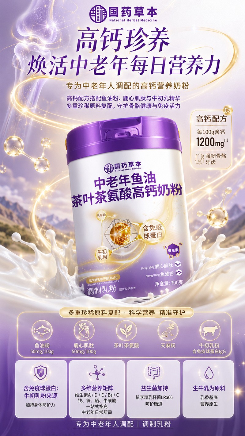 国药本草中老年鱼油茶叶茶氨酸高钙奶粉06.jpg