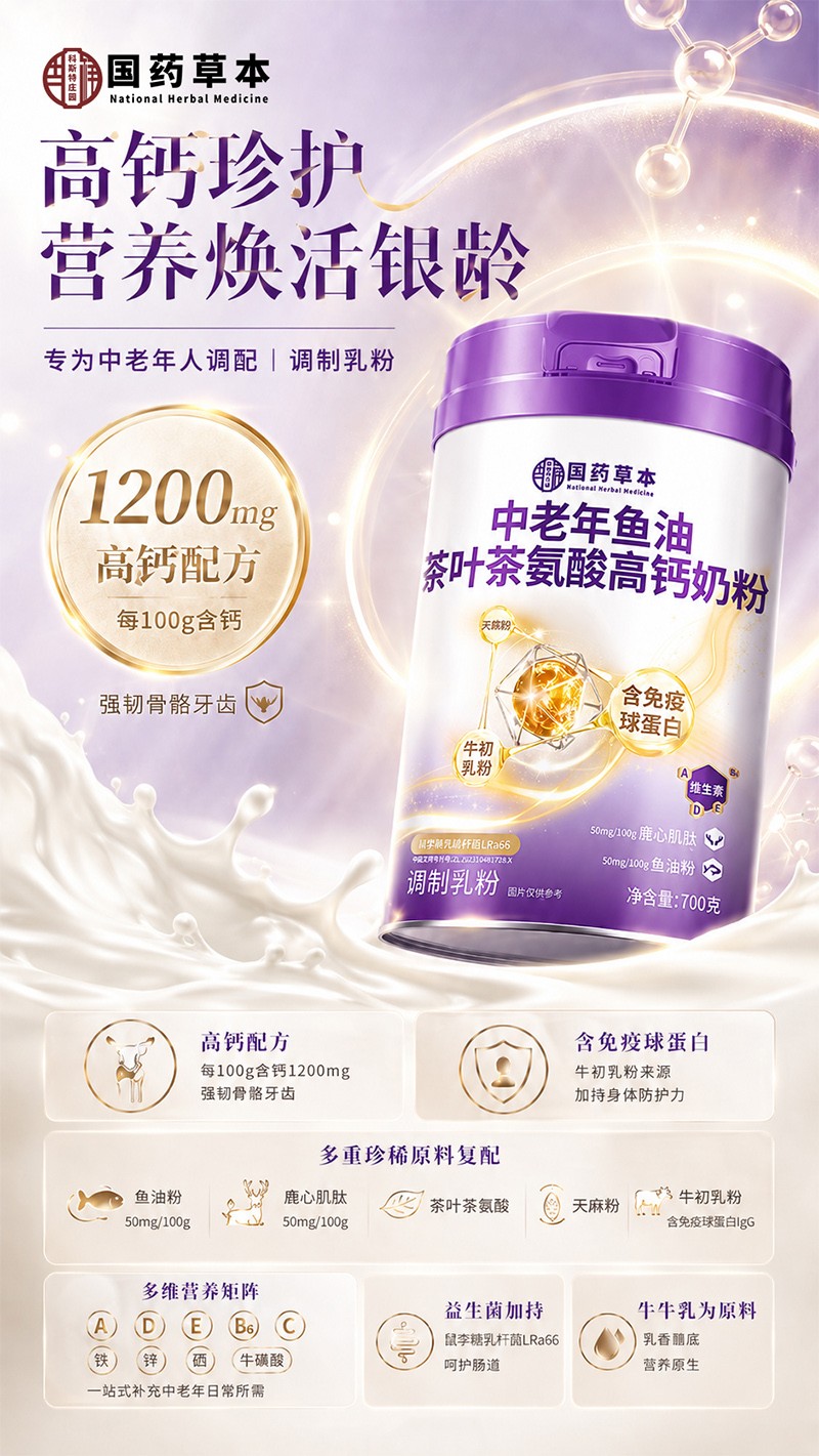 国药本草中老年鱼油茶叶茶氨酸高钙奶粉08.jpg