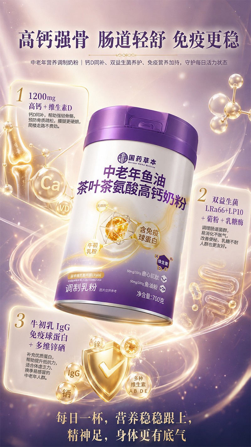 国药本草中老年鱼油茶叶茶氨酸高钙奶粉09.jpg