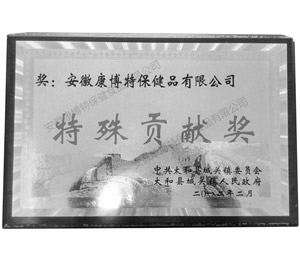 企业特殊贡献奖